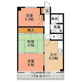 パークハウス【2階】の間取り
