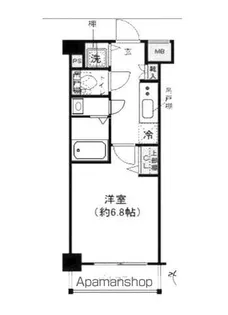 プレール・ドゥーク清澄白河【6階】の間取り