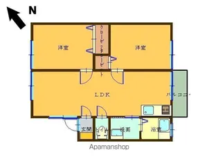 エンゼルハイム【2階】の間取り