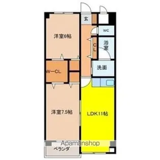 MAISON沙羅【4階】の間取り