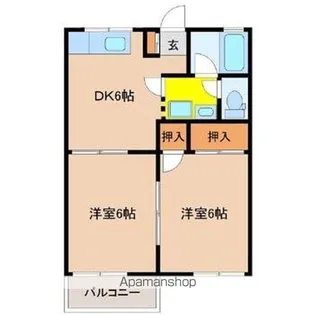 フォーブル祇園【202号室】の間取り