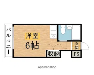 メゾン・ド・ノア元横山町【233号室】の間取り