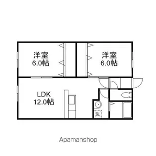 オーエフジイ1号館【1階】の間取り