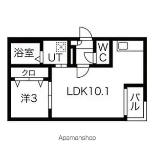 Warren nakashiotaⅣ【2階】の間取り