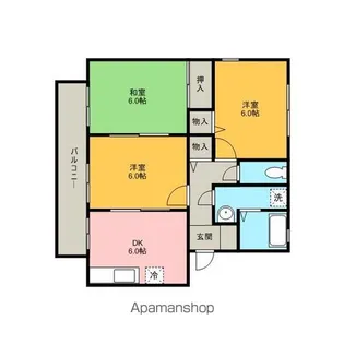 エクセルシティノヴァ【A201号室】の間取り