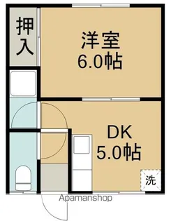 ラネージュ本通(ラネージュホンドオリ)【102号室】の間取り
