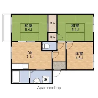 大阪府阪南市鳥取中【アパート】の間取り