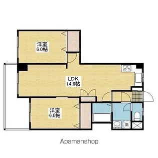 ネクサス衣山Ⅰ【303.号室】の間取り