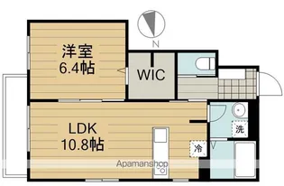 ALVA.A【101号室】の間取り