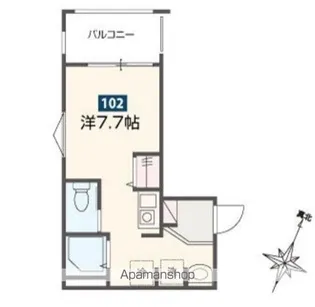 MELDIA京成小岩【1階】の間取り