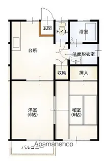 ダイアナハイツ【203号室】の間取り