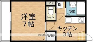 マロンコーポ【101号室】の間取り