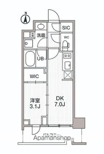 シーズンフラッツ両国サウス【6階】の間取り