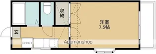 ウィンミルNO.6【215号室】の間取り