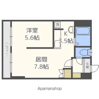 ハイム神原【203号室】の間取り