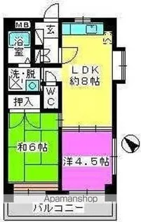 AMENITY丸善【3階】の間取り