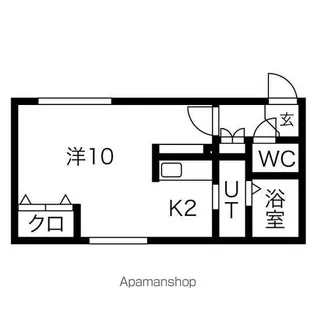 エデュース・デ・ジャルダン【3階】の間取り