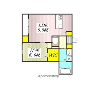 フォンティーヌ台町【2階】の間取り