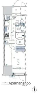 ライジングプレイス亀戸【17階】の間取り