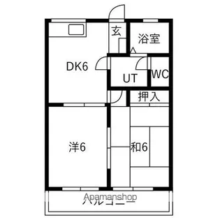 メゾン高木23【A102号室】の間取り
