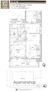 アクサス代々木アジールコート【11階】の間取り