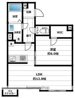 LATIAS日暮里【1階】の間取り