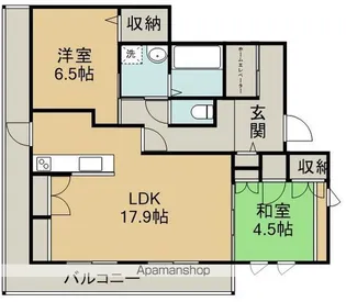 メゾン ドゥ ラシーヌ【3階】の間取り