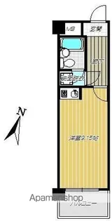ライオンズマンション天文館【5階】の間取り