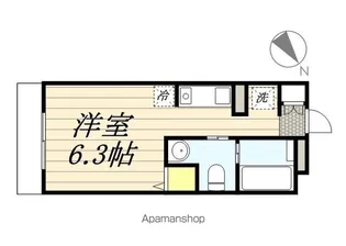 アンベリール戸塚【1階】の間取り