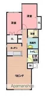 ATEENA11.21B【203号室】の間取り