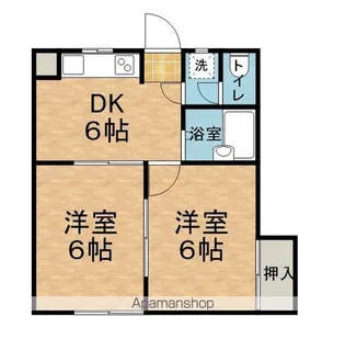 ロイヤルコーポ松本【1階】の間取り