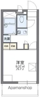 レオパレスネオ【2階】の間取り