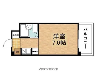 レジデンス八日市【104号室】の間取り