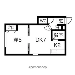 ベルヒルズ【306号室】の間取り