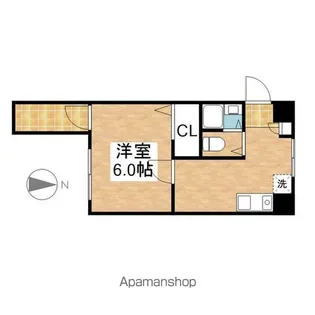 田中ビル【705号室】の間取り