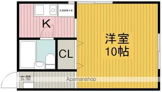 サンハイツK【2階】の間取り