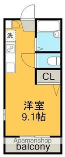 フレグランス荒池【2階】の間取り