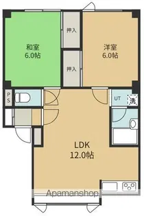 ハイツチャフル【203号室】の間取り