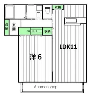 サニーコート【2階】の間取り