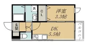 AMOUR新寺【1階】の間取り