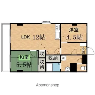 パドーレエスペランサ【1階】の間取り