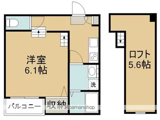 BELLEZZA【1階】の間取り