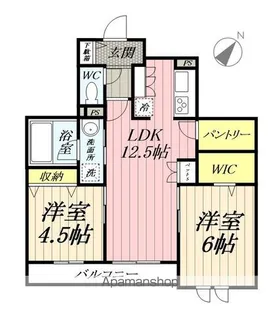 埼玉県三郷市中央3丁目【マンション】の間取り
