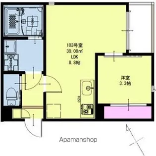 GRANDTIC北仙台【1階】の間取り
