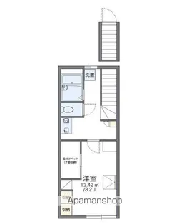 レオパレスソレーユ【2階】の間取り
