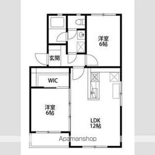 クレーバーマンション【2階】の間取り