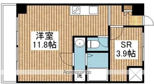 サンテラス石宮【8階】の間取り