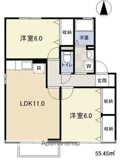 リヴィエール【1階】の間取り