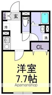 スターティス六実【2階】の間取り