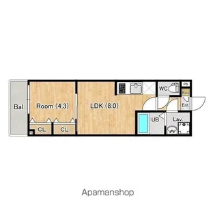 (仮称)ジーメゾン福生加美平【1階】の間取り